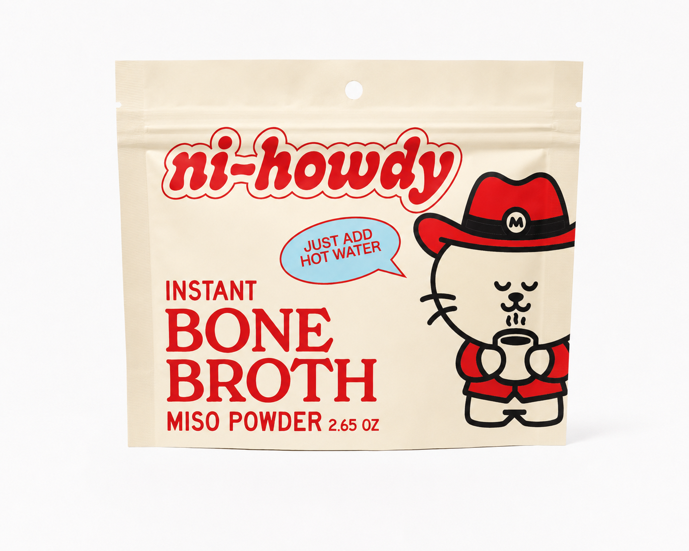 Instant Bone Broth Miso Powder | Seed Oil Free | Gluten Free | Preservative Free